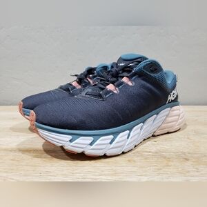 HOKA ONE ONE Women's Gaviota 3 Running Shoes (9.5B) Ombre Blue/Pink